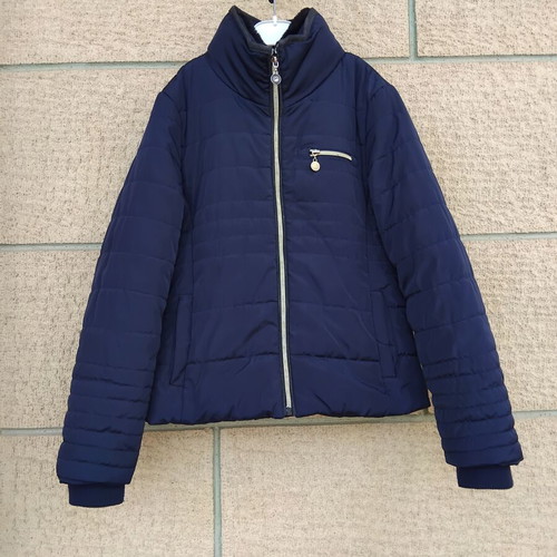 Jacket for 12 years old look at me like new, black and blue