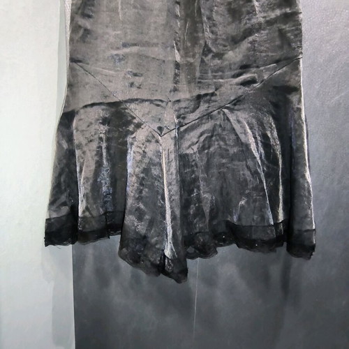Vintage Mermaid Skirt like new with beaded lace hem