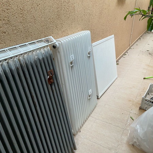 Heating radiators used, pack of 4, various sizes