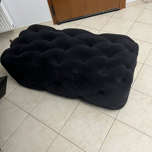 Pouf black color new