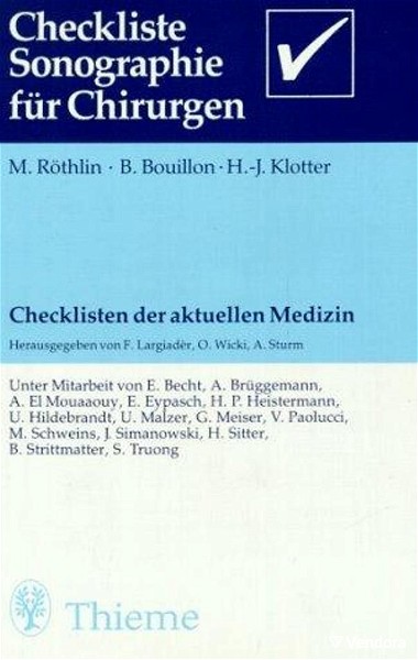  Checkliste Sonographie für Chirurgen - iperichografia gia chirourgous.- Thieme (iperichografia gia chirourgous)