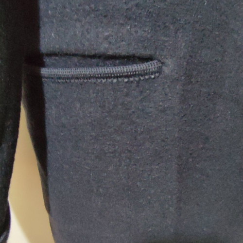 Traditional wool cardigan used from Austria size 52 blue