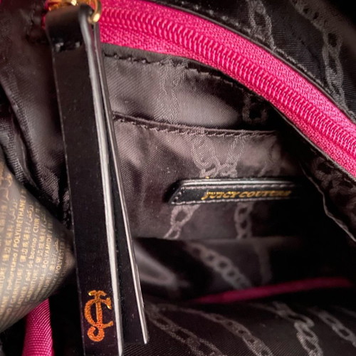 Juicy Couture mini backpack velour like new
