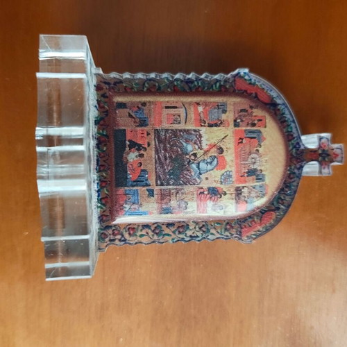 Saint George Icon with Base like new