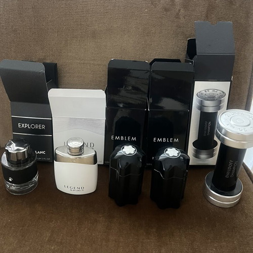 MontBlanc empty perfume bottles like new