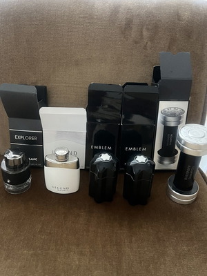 MontBlanc empty perfume bottles like new
