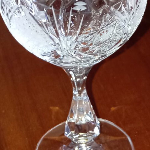 Crystal Water Glasses set of 6 like new