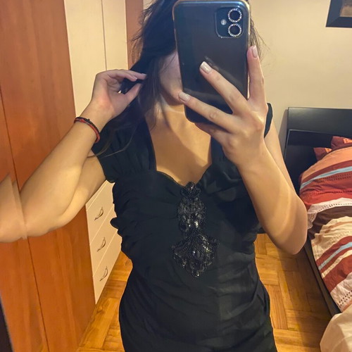 Short dress new, black, size M