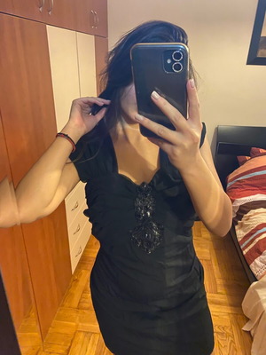 Short dress new, black, size M