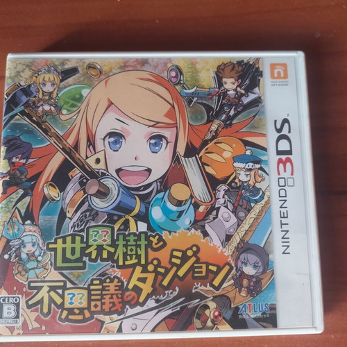 Etrian Mystery Dungeon Nintendo 3DS game used, Japanese edition with box