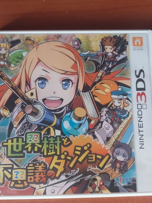 Etrian Mystery Dungeon Nintendo 3DS game used, Japanese edition with box