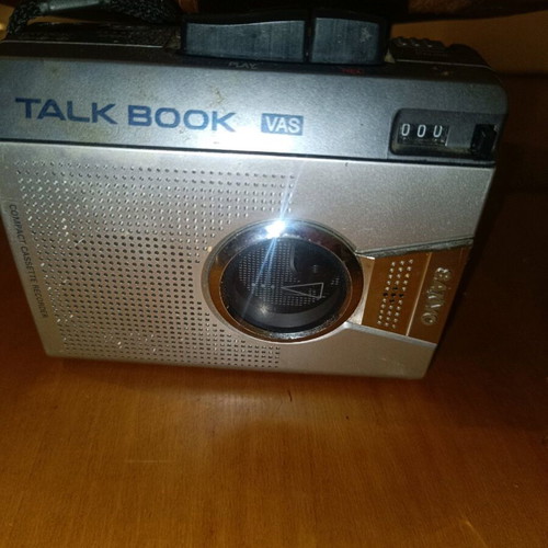 SANYO Talk Book VAS cassette player like new, retro 80s