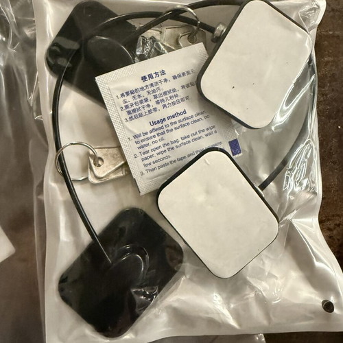 Security Locks with Steel Cable and Key, Pack of 14, New