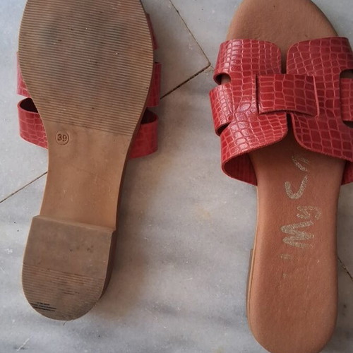 Oh My Sandals red sandals like new, size 39