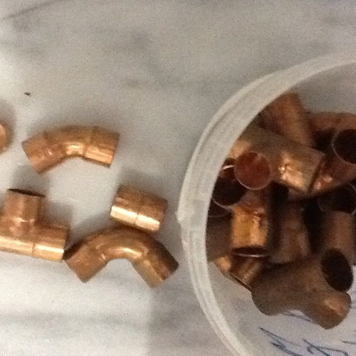 Copper fittings new in various sizes
