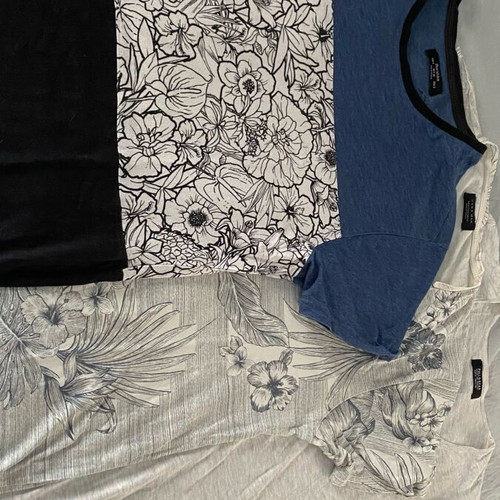 Bershka Zara Pull and Bear blouses pack used, size small, black and white