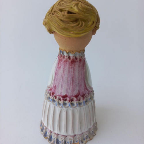 Old ceramic handmade bell like new
