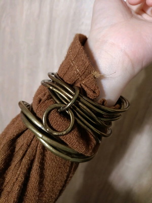 GOTI rock-vintage brass bracelet set used