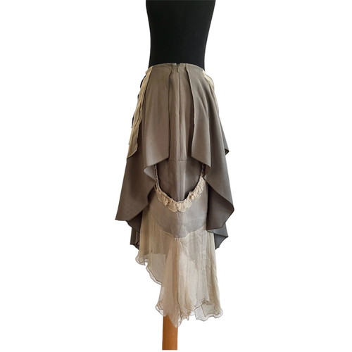 Christoforos Kotentos multilayered Y2K skirt like new, green
