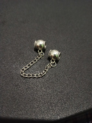 Heart safety chain silver like new