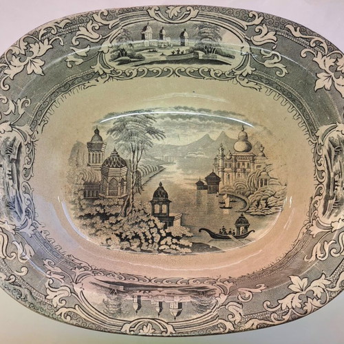 Vintage English Ceramic Platter by William Lowe, like new