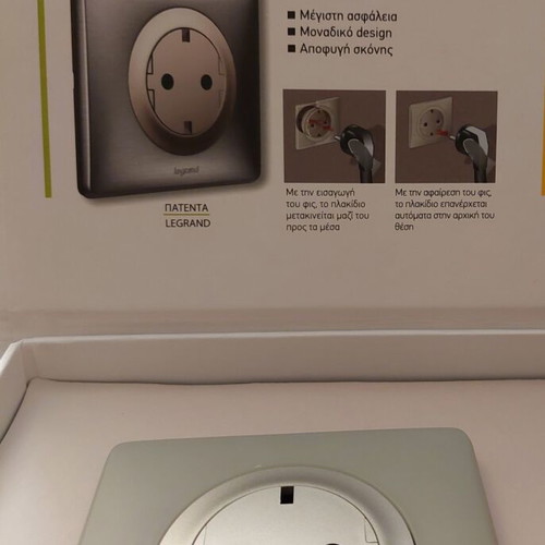 Legrand Celiane Flat socket and Celiane Soft switch in luxury packaging new