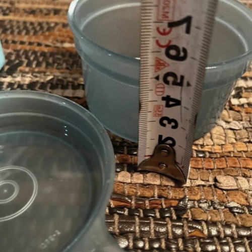 Tupperware measuring cups set, 250ml and 100ml
