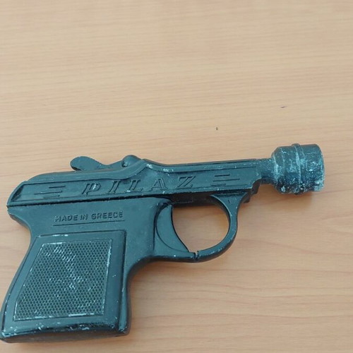 Pilaz F5 metal toy gun like new, made in Greece