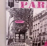 Πίνακας σε καμβά Paris like new, αισθητικό κολάζ