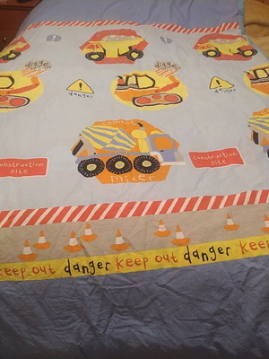 Cotton duvet cover for boy like new, size 140x220