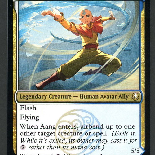 MTG Avatar Aang Swift Savior Magic The Gathering card