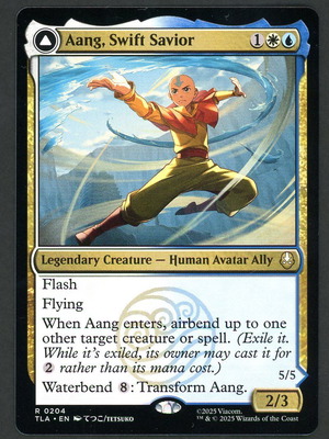 MTG Avatar Aang Swift Savior Magic The Gathering card