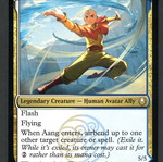 MTG Avatar Aang Swift Savior Magic The Gathering card