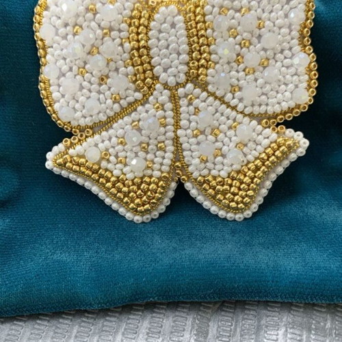 Handmade pins new from Japanese beads