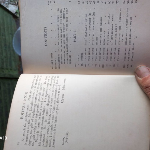 Golf book used, stories and training