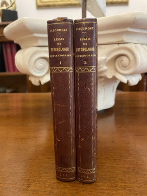Paul Burget Essais de Psychologie Contemporaine δύο τόμοι μεταχειρισμένοι, γαλλικά