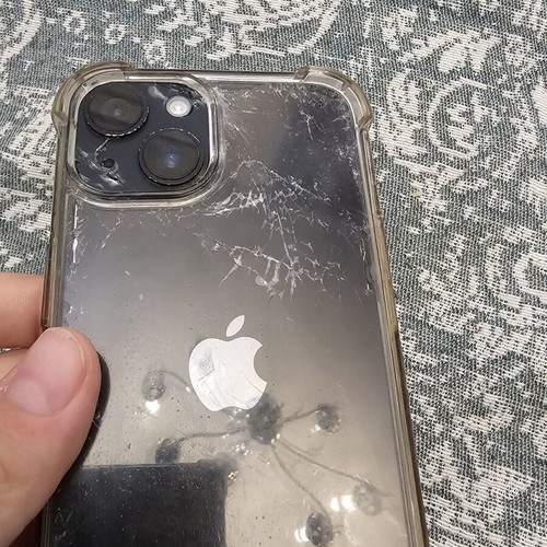 Apple iPhone 14 128GB with case, black