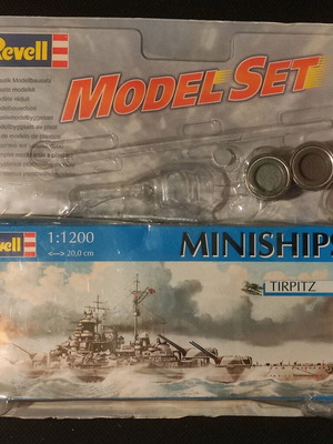 Miniships Tirpitz model 1:1200 like new Revell