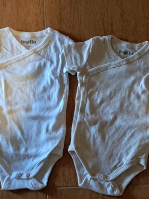 Lupilu set of 2 baby bodysuits 6-12 months new