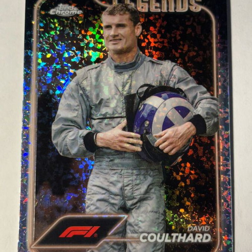 Topps 2024 Chrome Formula 1 David Coulthard Legends card like new