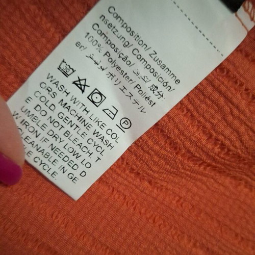 Shein women's blouse orange XL like new