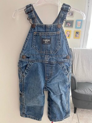 Osh kosh overalls for baby boy 3-6 months like new