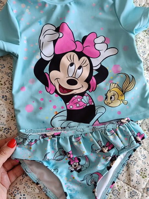 Μαγιό Disney Minnie Mouse νούμερο 80-86, σαν καινούργιο, τιρκουάζ