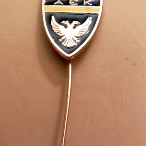 Collectible old AEK pin badge from the 80s used