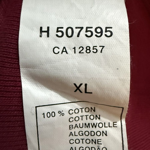 New Man men's long-sleeve shirt XL like new, bordeaux cotton