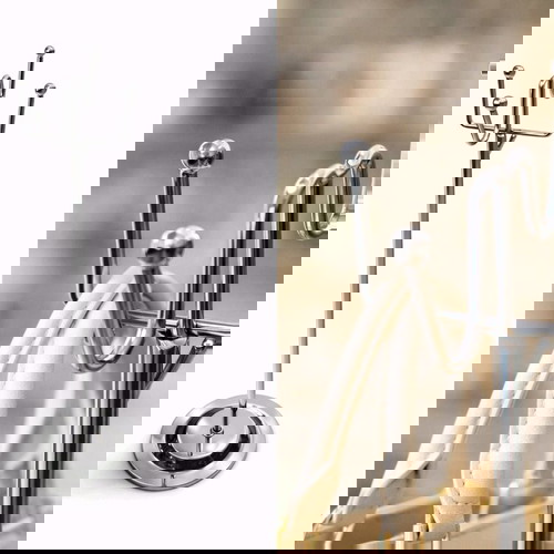 Метални стойки за чанти с регулируема височина, комплект от 5