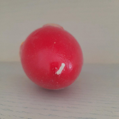 Vintage Easter egg candle 10 cm like new