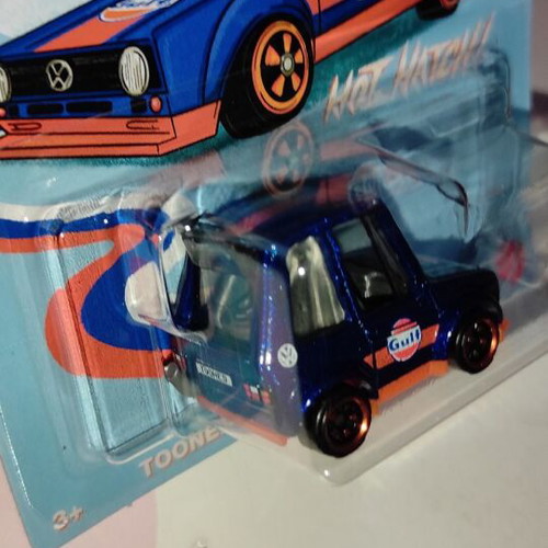 Hot Wheels 2025 Tooned *GULF* Silver Series Volkswagen Golf MK1 new