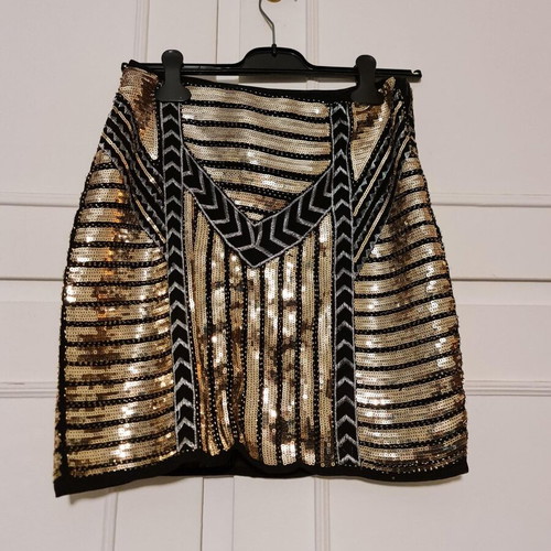 Spell skirt black and gold like new