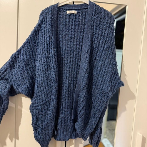 Toi&Moi knitted cardigan used, blue, size M